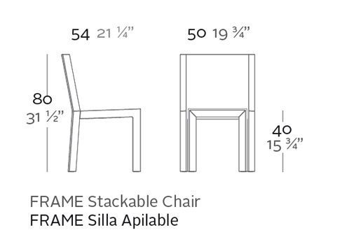 Современный стул Vondom Frame 54093