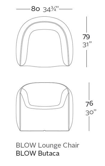 Современное кресло Vondom Blow 55014