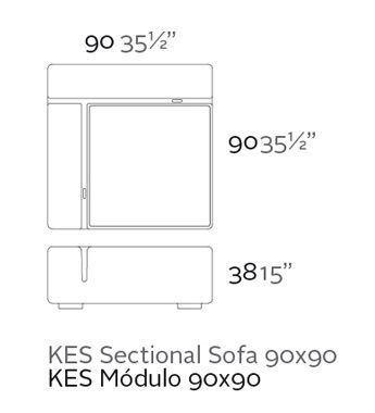 Современный пуф Vondom Kes 64001