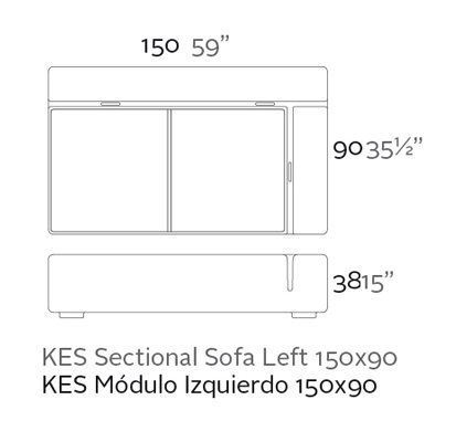 Современный шезлонг Vondom Kes 64002