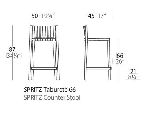 Современный стул Vondom Spritz 56020