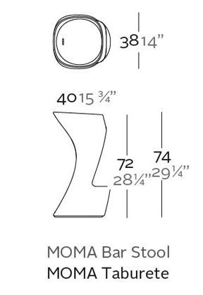 Садовый стул Vondom Moma 45038A