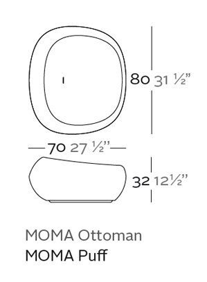 Дизайнерский пуф Vondom Moma 45080A