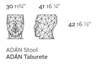 Дизайнерский пуф Vondom Adan 49066