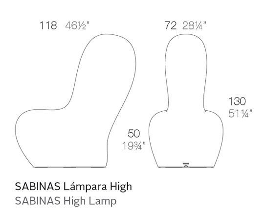 Напольный светильник Vondom Sabinas 45010W