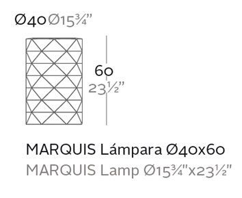 Дизайнерский светильник Vondom Marquis 47089W