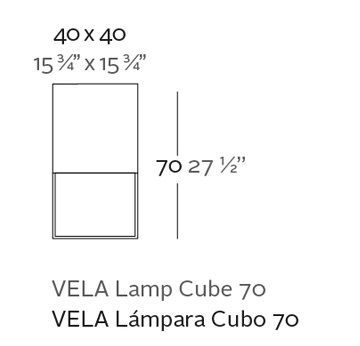Стильный светильник Vondom Vela 54064W