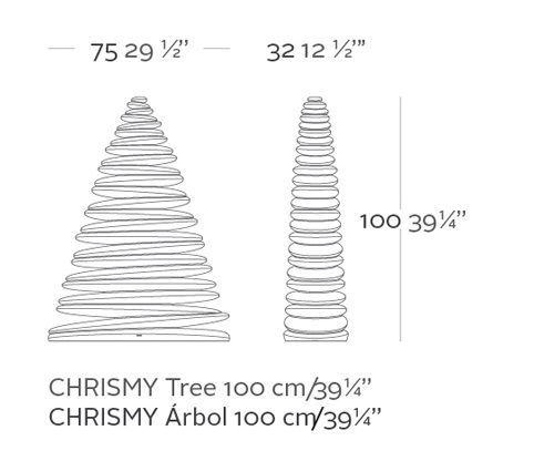 Стильный светильник Vondom Chrismy 49073W