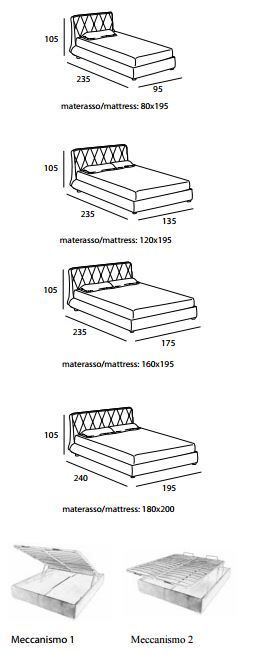 Стильная кровать Bedding Le Bon