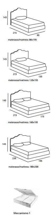 Классическая кровать Bedding Amber