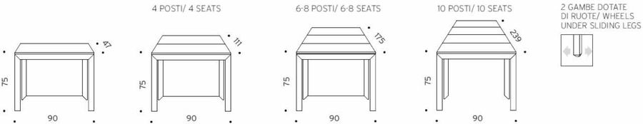 Стильная консоль Ozzio T037 Inside