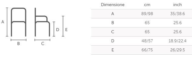 Офисный стул Midj H5 DP L