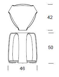 Журнальный столик Tonin Casa Chakra 6875