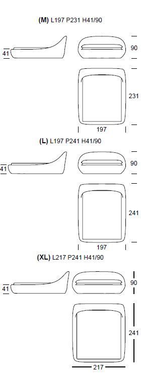 Дизайнерская кровать Tonin Casa Sleepy 7863