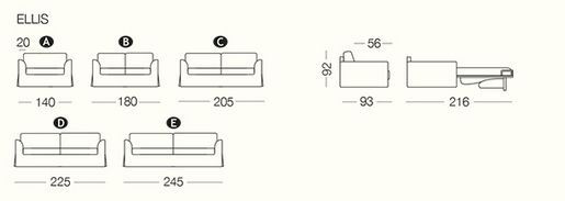 Диван-кровать Milano Bedding Ellis