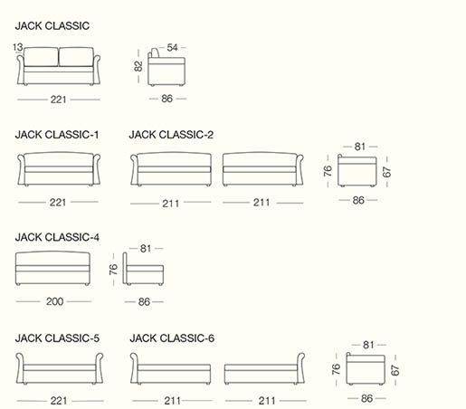 Диван-кровать Milano Bedding Jack Classic