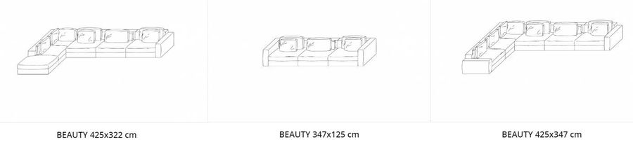 Модульный диван FlexForm Beauty