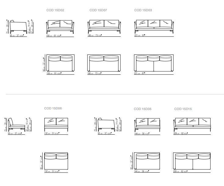 Диван в современном стиле FlexForm Feel Good Ten