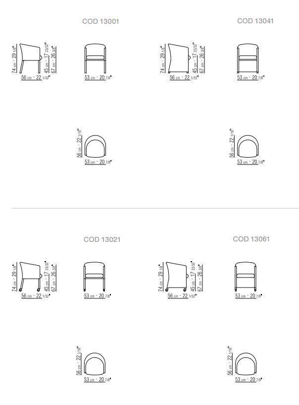 Кожаный стул FlexForm Mixer