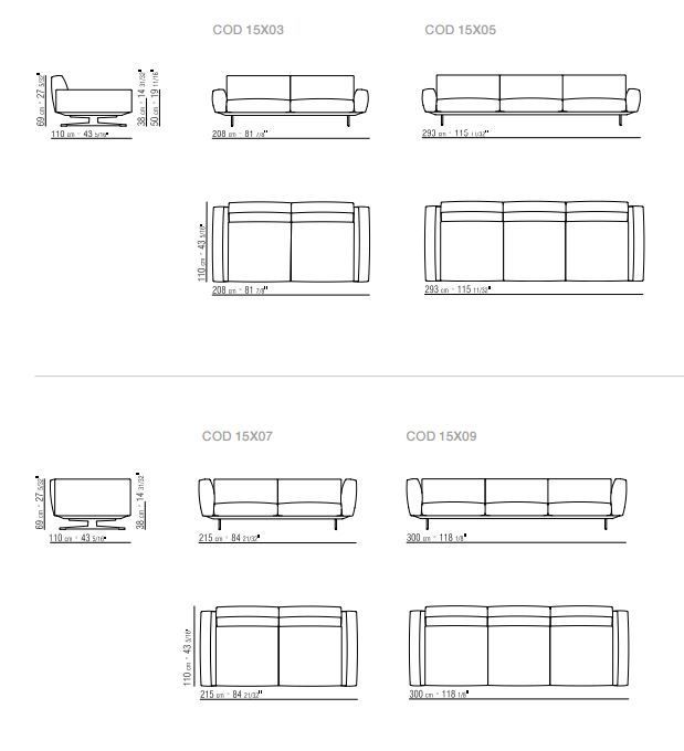 Трехместный диван FlexForm Soft Dream Large