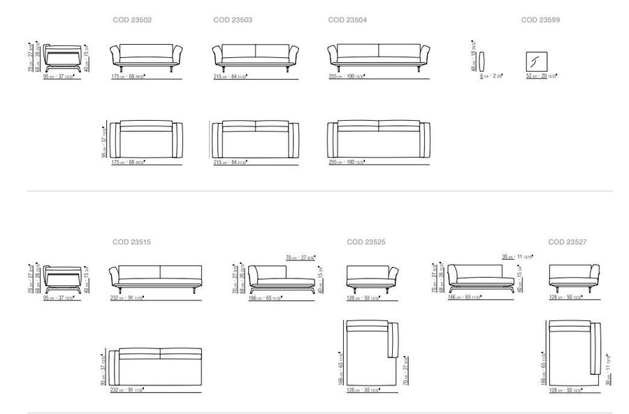 Дизайнерский диван FlexForm Este