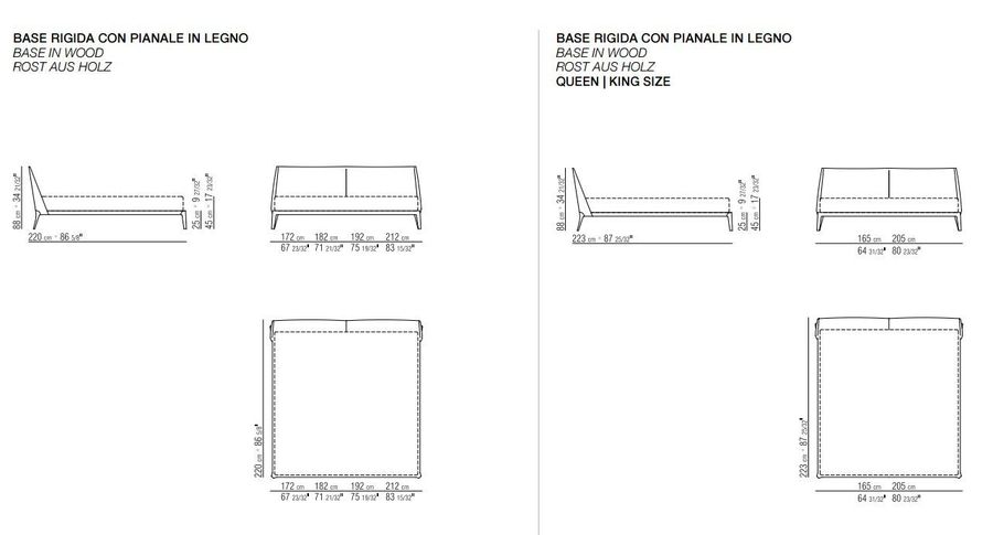 Кожаная кровать FlexForm Isabel