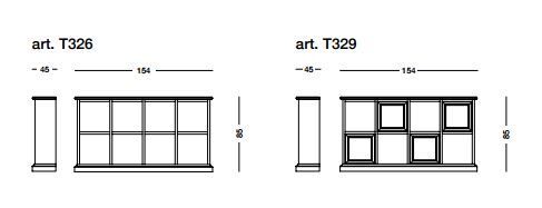 Классическая тумба Tonin Casa Amanda 329