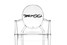 Дизайнерский стул Kartell Louis Ghost 4854EE