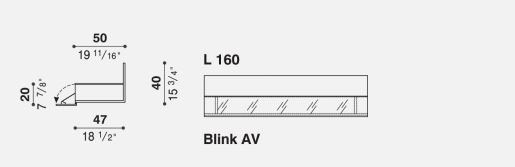 Тумба для видео проигрывателя Acerbis Blink AV