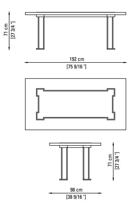 Обеденный стол Paolo Castelli My Table