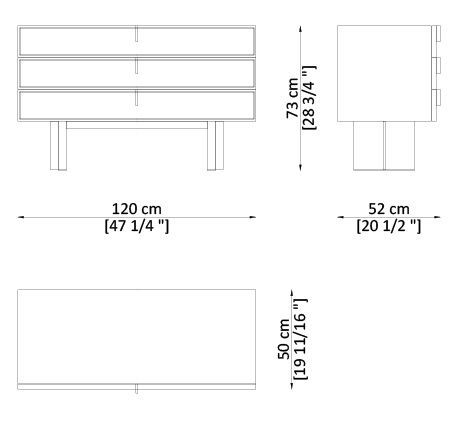 Дизайнерский комод Paolo Castelli Fine Collection Chest Of Drawers 3