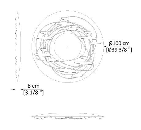 Настенный светильник Paolo Castelli Anodine Circle