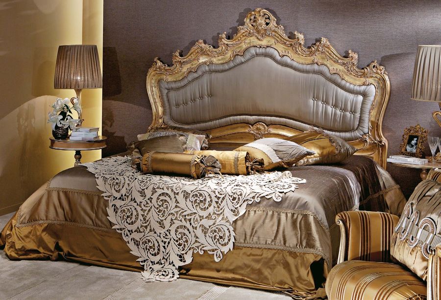 Кровать с высоким изголовьем Medea Art. 2035LL