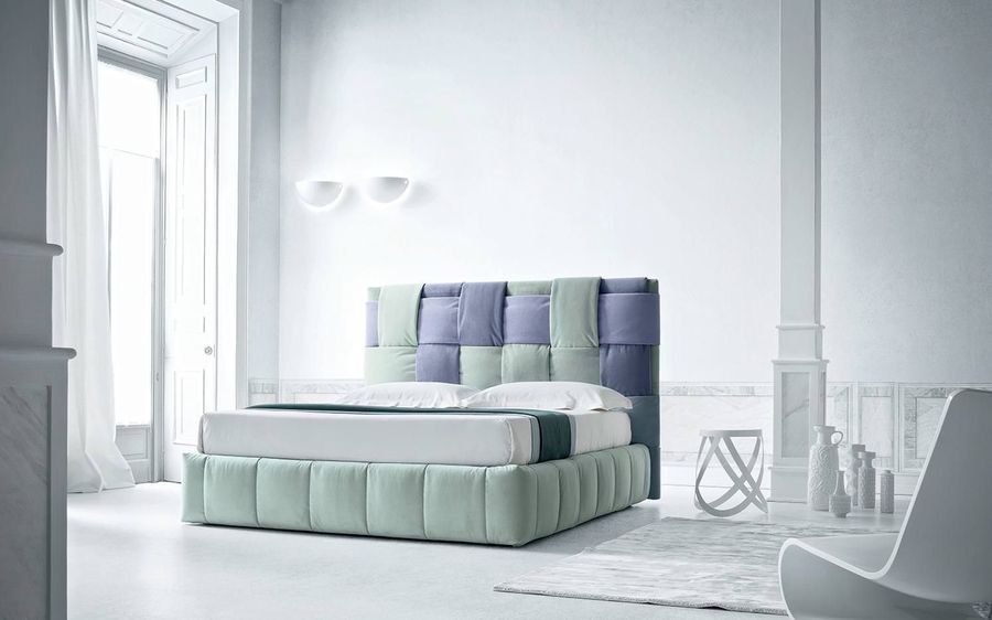 Кровать с мягким изголовьем Felis Tiffany