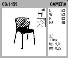 Садовый стул Connubia Gamera CB/1459