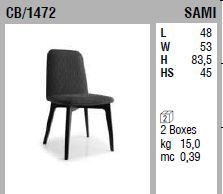 Кухонный стул Connubia Sami CB/1472