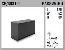 Современный буфет Connubia Password CB/6031-1