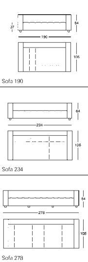 Дизайнерский диван Zanotta Kilt