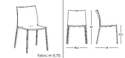 Стильный стул Zanotta Talia 2080