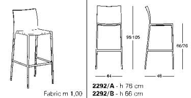 Барный стул Zanotta Leo