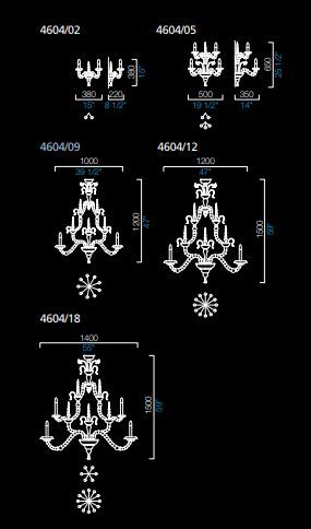 Подвесная люстра Barovier&Toso 4604