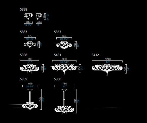 Элегантный светильник Barovier&Toso Rex