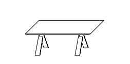 Дизайнерский стол Presotto Tailor
