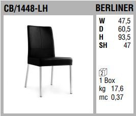 Обеденный стул Calligaris Berliner CS/1448-LH