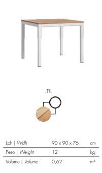 Квадратный стол Atmosphera Mood Table