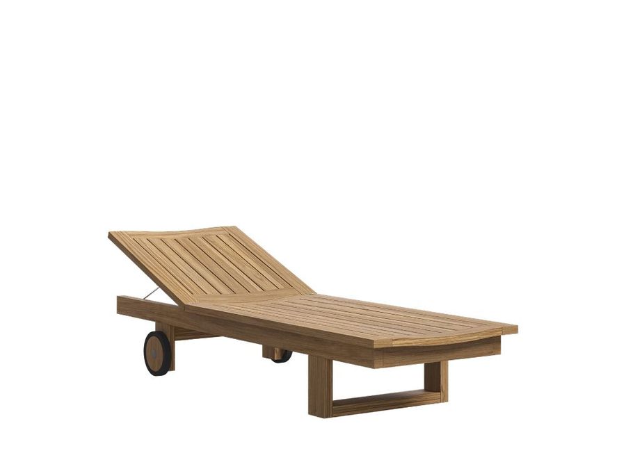 Деревянный шезлонг Atmosphera Desert Chaise Longue