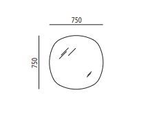 Настенное зеркало Dall'Agnese Radius