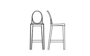 Барный стул Kartell One more 5890