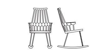 Кресло-качалка Kartell Comback 5956