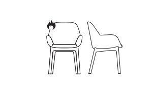 Современный стул Kartell Clap 4181